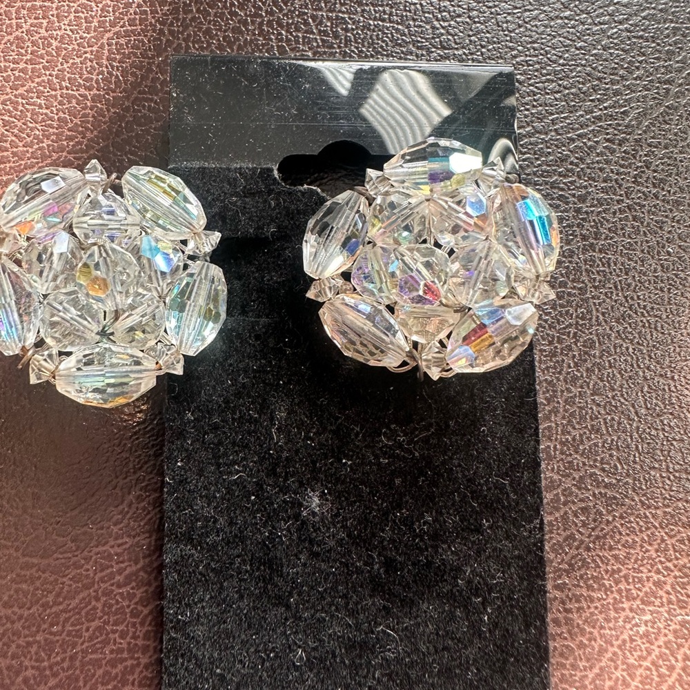 Crystal Cluster Earrings